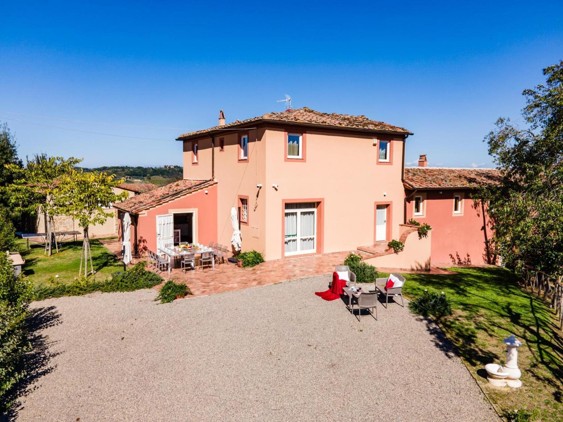 Gorgeous Villa Peccioli, With Private Pool, Ac, Wifi Legoli Экстерьер фото