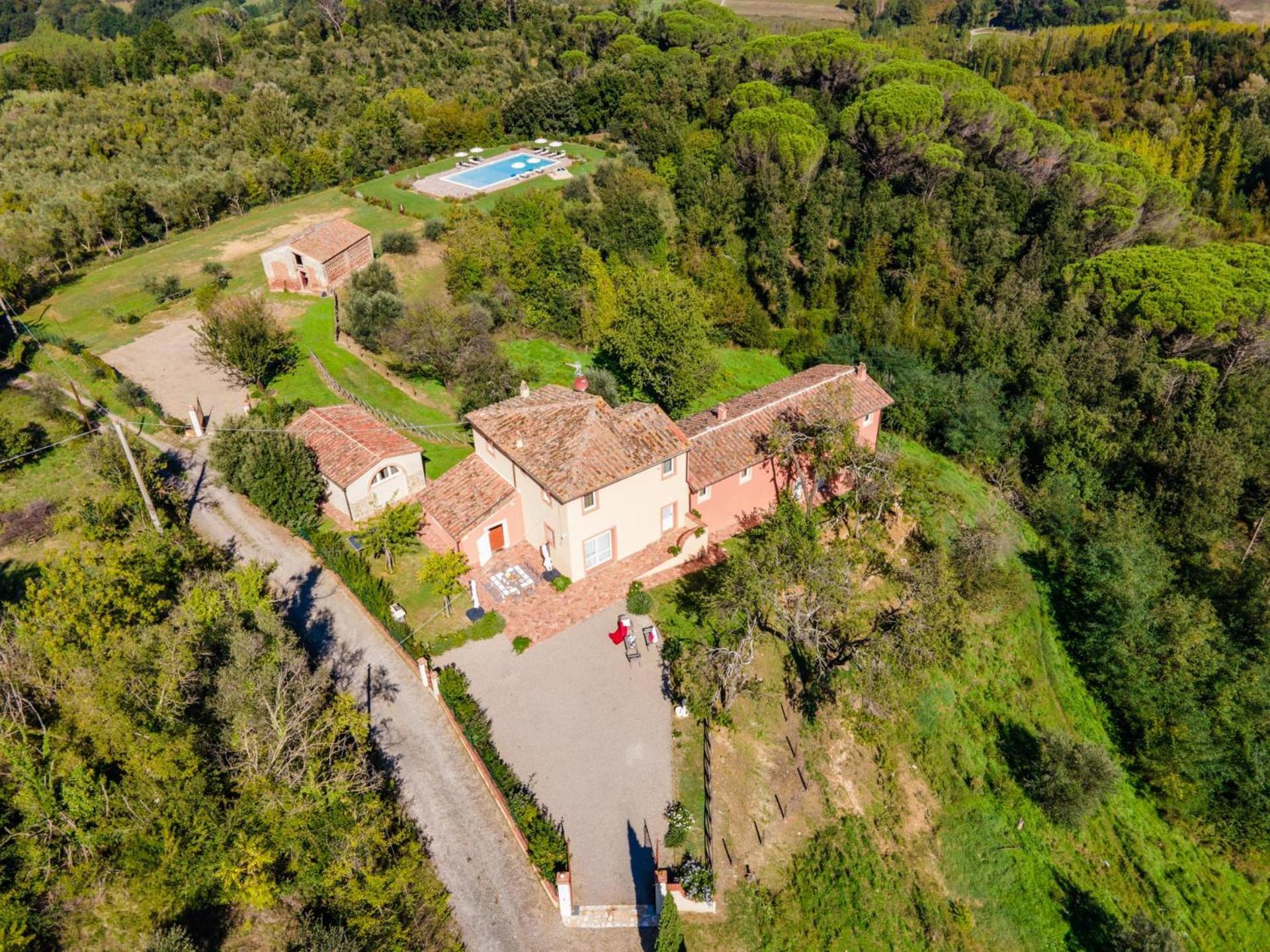 Gorgeous Villa Peccioli, With Private Pool, Ac, Wifi Legoli Экстерьер фото